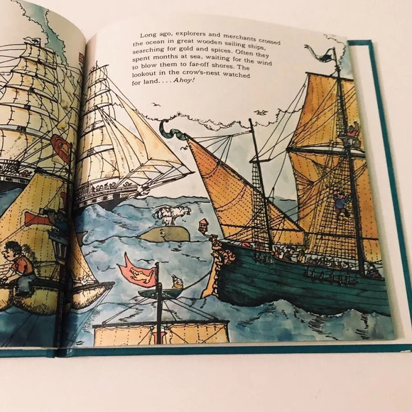 Vintage 1977 Busy Boats Book  Hardcover by Peter Lippman - Picture 11 of 16